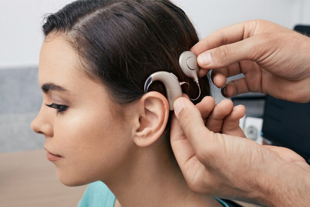Hearing aid center near me specializing in digital aids and fittings.